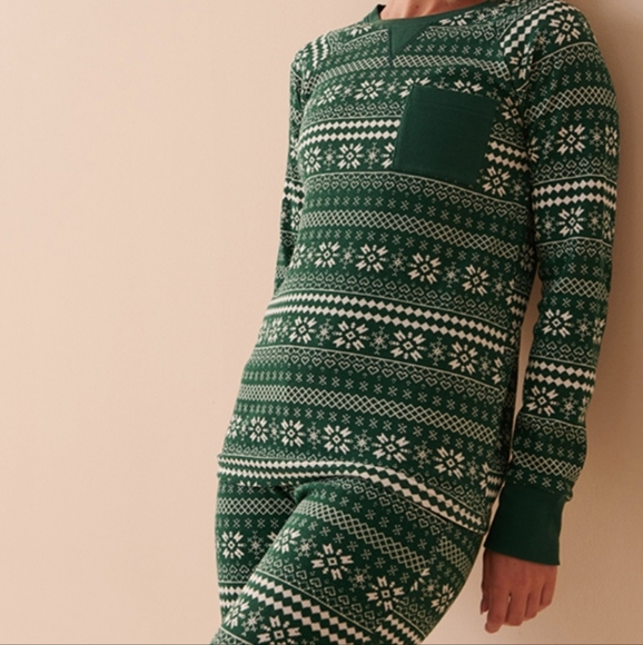 Waffle Knit Pajama Set - Picture 4 of 7